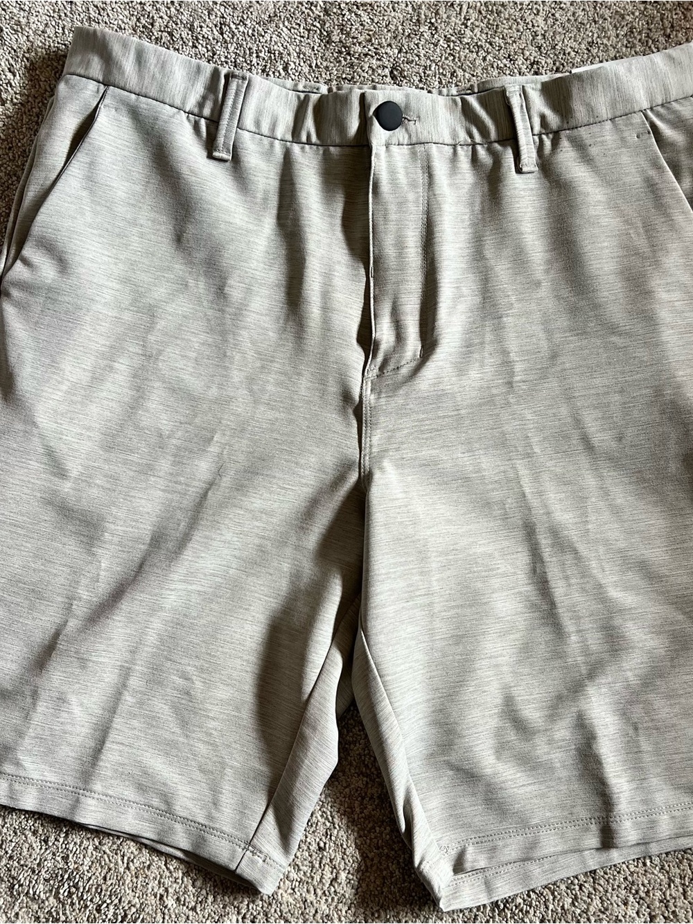 George Men's Casual Stretch Walking Shorts - Light Taupe size 36 NWT